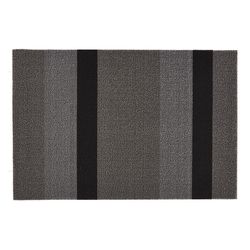 Chilewich 24 in. W X 36 in. L Silver Bold Stripe Vinyl Utility Mat