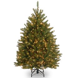National Tree Company 4-1/2 ft. Full Incandescent 450 ct Dunhill Fir Christmas Tree