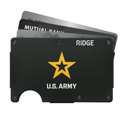 Ridge Small Anodized Aluminum Wallet