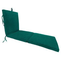 Jordan Manufacturing Green Polyester Chaise Lounge Cushion