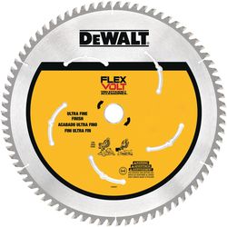 DEWALT FlexVolt 12 in. D X 1 in. Carbide Miter Saw Blade 60 teeth 1 pk