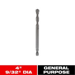 Diablo Snap-Lock Plus 9/32 in. Carbide Tipped 4 in. L X 1/4 in. D Hole Saw Pilot Bit