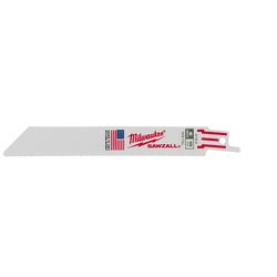 Milwaukee Sawzall 6 in. High Speed Steel Reciprocating Saw Blade 18 TPI 50 pk