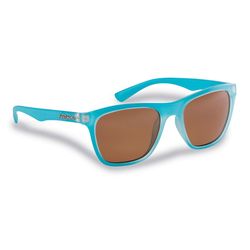 Flying Fisherman Fowey Sunglasses Unisex Matte Azure Frame Copper Lens Polarized
