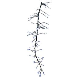 Celebrations LED Big Seed Cluster Blue/Pure White 250 ct Christmas Lights 10 ft.