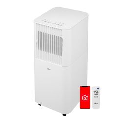 LG 250 sq ft 2 speed 6,000 DOE (8,000 ASHRAE) BTU Portable Air Conditioner with Remote