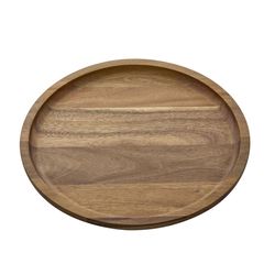 Farberware 14 in. L X 14 in. W X 3 in. Acacia Wood/Glass Charcuterie Board
