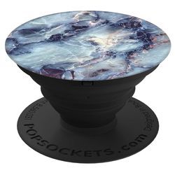 Popsockets Blue/White Marble Pop Grip For All Mobile Devices
