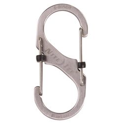 Nite Ize S-Biner SlideLock Stainless Steel Silver Locking S-Biner