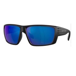 Native Griz Sunglasses Unisex Matte Black Frame Blue Lens Polarized Blue Light Blocking