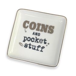 Trinket Dishes Man Stuff Tray Ceramic 1 pk