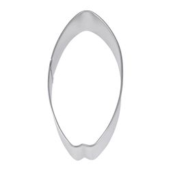 R&M International Corp 5 in. L Surf Board Cookie Cutter Silver 1 pc