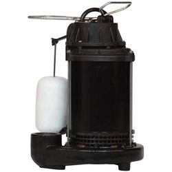 Wayne 1/2 HP 5,100 gph Cast Iron Vertical Float Switch AC Submersible Sump Pump 8 ft³