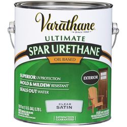 Varathane Ultimate Satin Clear Oil-Based Spar Urethane 1 gal