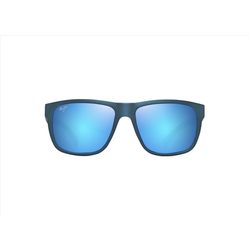 Maui Jim Puakea Sunglasses Men's Matte Teal-Blue Frame Blue Hawaii Lens Polarized