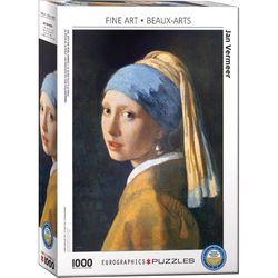 Eurographics Girl with the Pearl Earring Jigsaw Puzzles Multicolored 1000 pc