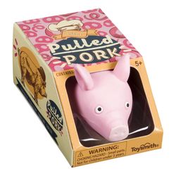 Toysmith Farm Fresh Pulled Pork Squishy Toy Pink