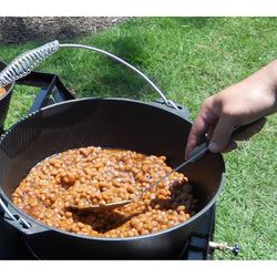 King Kooker Cast Iron Dutch Oven 12.5 in. 4 qt Black