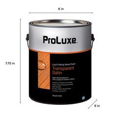 ProLuxe Log and Siding Transparent Satin Natural Oak Oil-Based Acrylic/Alkyd/Urethane Wood Finish 1