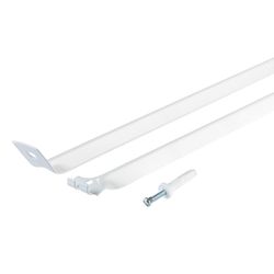 Rubbermaid 1.1 in. H X 12 in. W X 16 in. L Aluminum Support Brace/ Wall Anchor W/Drive Pin