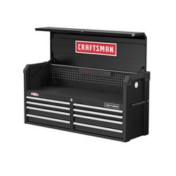 CRAFTSMAN S2000 52 in. 8 drawer Steel Tool Chest 24.7 in. H X 16 in. D