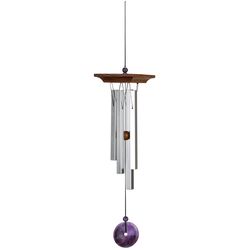 Woodstock Chimes Multi-color Aluminum/Wood 21 in. Amethyst Wind Chime