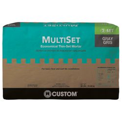 Custom Building Products MultiSet Gray Thin-Set Mortar 50 lb