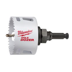 Milwaukee Hole Dozer 2-1/2 in. Bi-Metal 1.9 in. L X 1/4 in. D Hole Saw