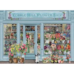 Cobble Hill Parisian Flowers Jigsaw Puzzle 1000 pc
