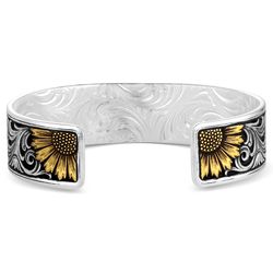 Montana Silversmiths Women's Toward the Sun Cuff Bracelet One Size Fits Most