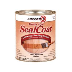 Zinsser Bulls Eye SealCoat Flat/Matte Clear Semi-Transparent Universal Sanding Sealer 1 qt