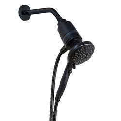 Danco Seventy Matte Black ABS 5 settings Handheld Showerhead 1.8 gpm