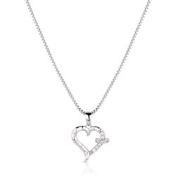 Montana Silversmiths Women's With Love Heart Necklace