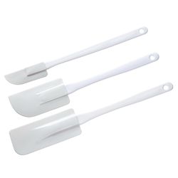 Chef Craft White Polypropylene Spatula Set