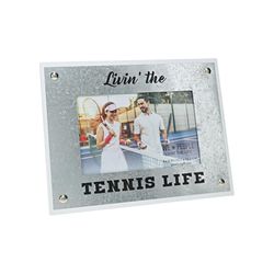 Pavilion We People Galvanized White MDF Picture Frame 4 x 6 in.