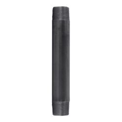 STZ Industries 1 in. MIP each X 1 in. D MIP Black Steel 8 in. L Nipple