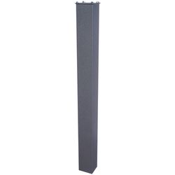 Mail Boss 43 in. Powder Coated Gray Steel Mailbox Post