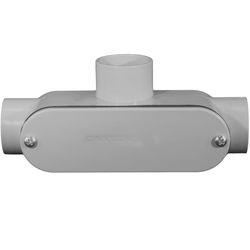 Cantex 1 in. D PVC Conduit Body For PVC 1 pk