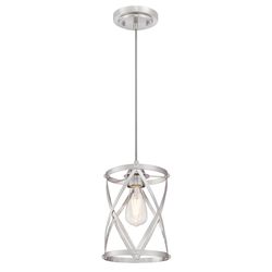 Westinghouse Isadora Brushed Nickel Metallic 1 lights Mini Pendant Light