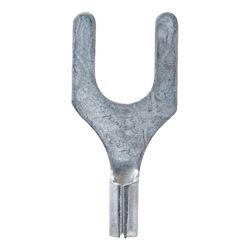 Jandorf 22-18 Ga. Uninsulated Wire Spade Terminal Silver 5 pk