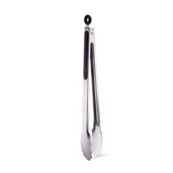 Cat Cora Silicone/Stainless Steel Locking Tongs