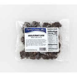 Family Choice Chocolate Peanut Clusters Candy 5 oz