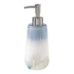 Avanti Linens Abstract Coastal Multicolored Ceramic Lotion Dispenser