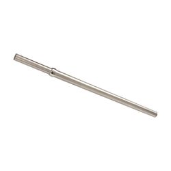 Lido 30 in. L X 1-3/8 in. D Adjustable Brushed Stainless Steel Closet Rod