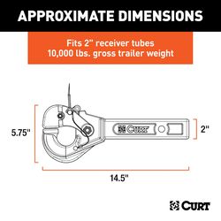 CURT Pintle Receiver Mount Hook