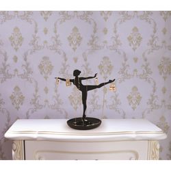 Kikkerland Ballerina Jewelry Stand Steel 1 pk