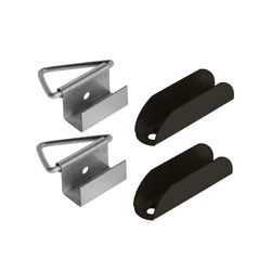 M-D Building Products Aluminum 7/16 in. W X 1-1/2 in. L Screen Top Hanger 2 pk