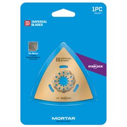 Imperial Blades Starlock 3-1/8 in. L Carbide Grit Carbide Grit Triangular Oscillating Saw Blade 1 pk