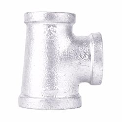 STZ Industries 3/4 in. FIP each X 3/4 in. D FIP Galvanized Malleable Iron Reducing Tee