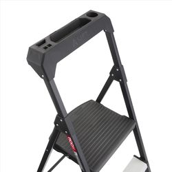 Lift Ladders 3.94 ft. H Steel Step Ladder Type IA 300 lb. cap.